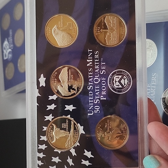1999-2008 50 State Quarters Proof Set Complete Set All 50 States in Box - Picture 5 of 8